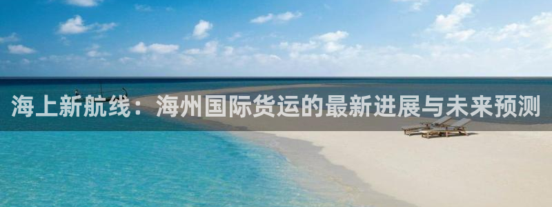 k豆钱包正规吗：海上新航线：海州国际货运的最新进展与未来