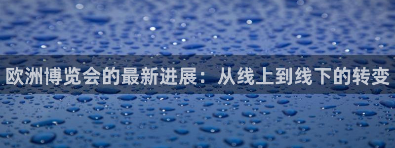 k豆钱包怎么买朋友的豆：欧洲博览会的最新进展：从线上到线