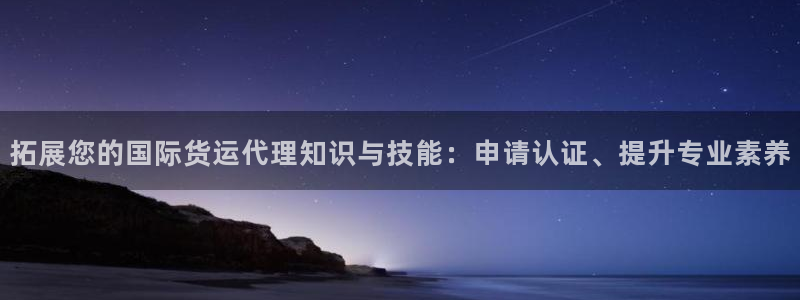 k豆钱包合法吗：拓展您的国际货运代理知识与技能：申请认证